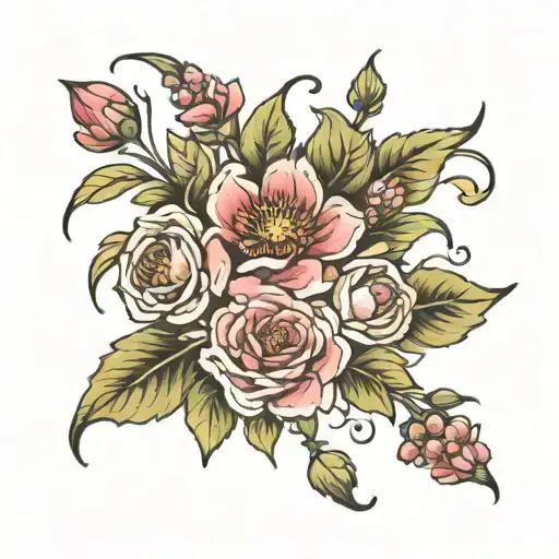 Birth Flower Bouquet