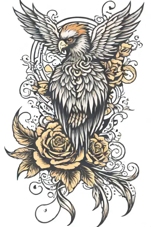 Electricity Phoenix Memento Mori Forearm