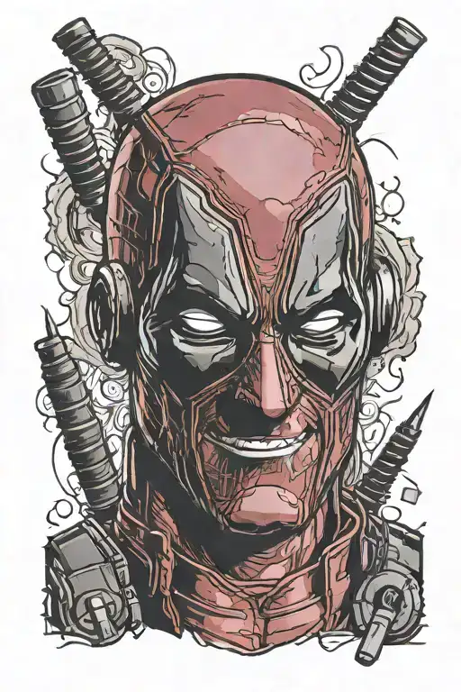 Deadpool Talking Funny Face