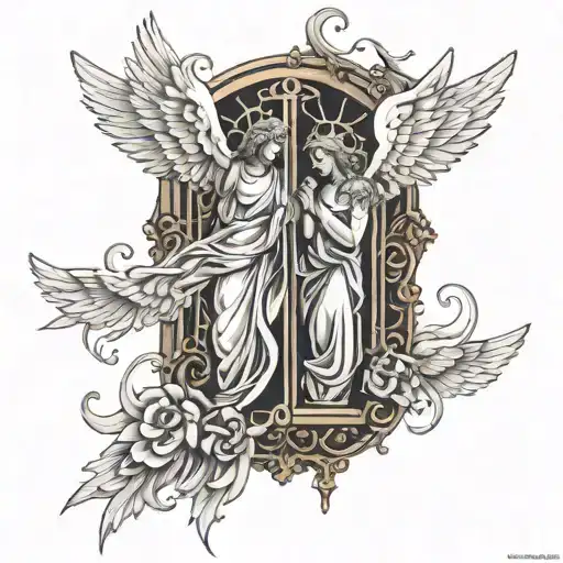 Angels And Gates To Heaven