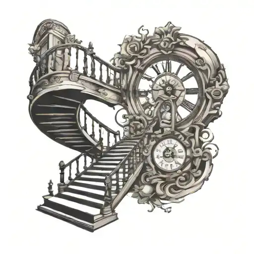 Stairs Going Into Roman Watch