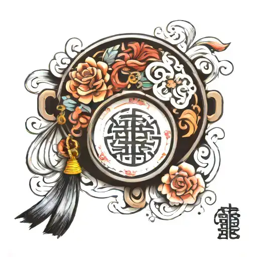 Chinese Pan With A Tassel