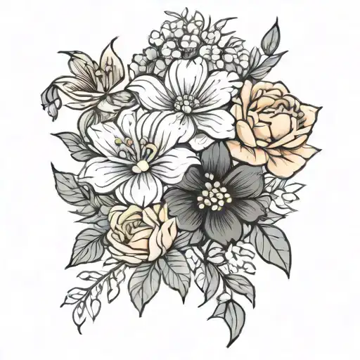 Birth Month Flower Bouquet