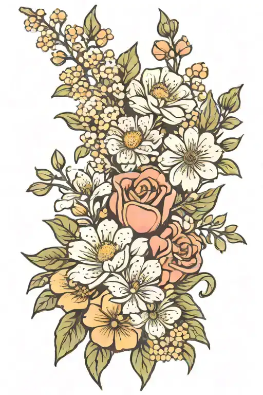 Birth Flower Bouquet