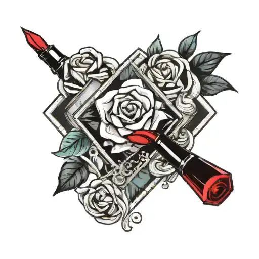 S Chain Lipstick Diamond