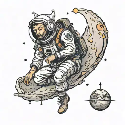 A Man On Moon