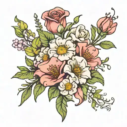 Birth Flower Bouquet