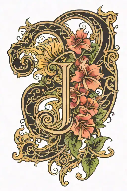 Initial J And L Together Symbolizing