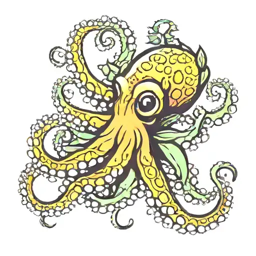 Octopus With Pineapple Body