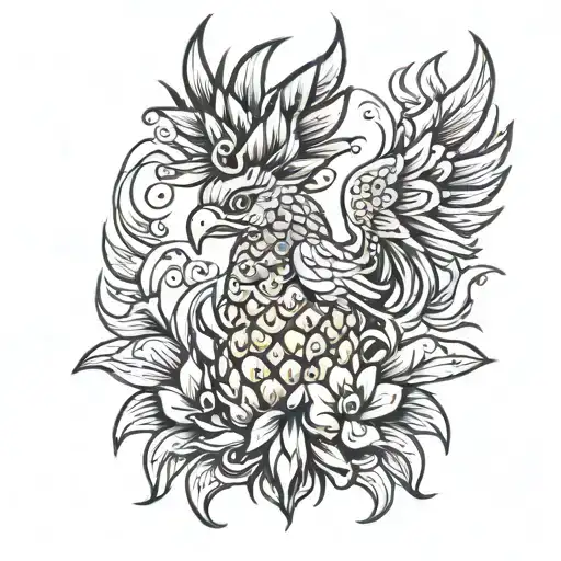Pineapple And Phoenix