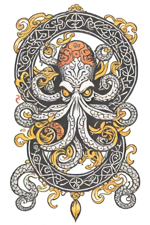 Illuminati Octopus Life Circle Sleeve