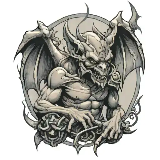 Right Shoulder Cover Up Gargoyle Protector Over Watch