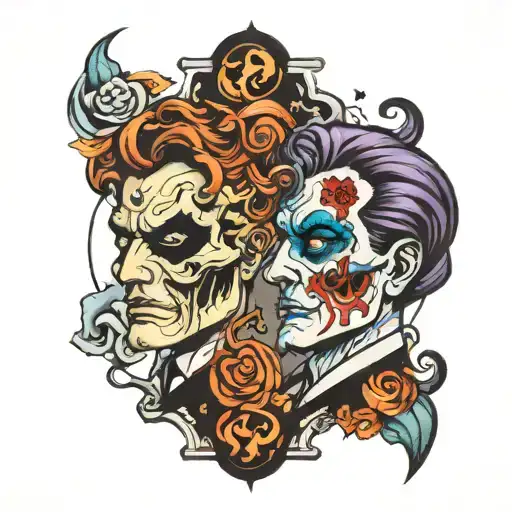 Two Face Gemini Good And Evil