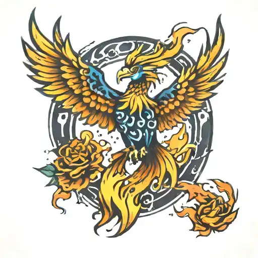 Phoenix Rising From The Ashes