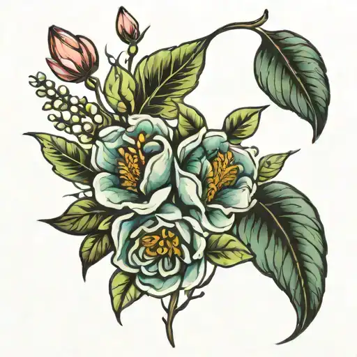 Birth Month Flower Bouquet