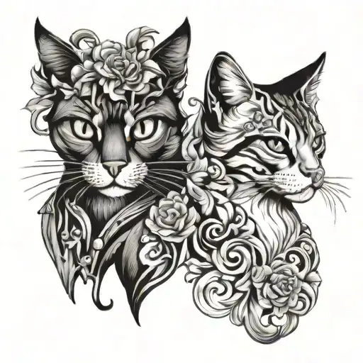 Style Design Cat Work Colleagues