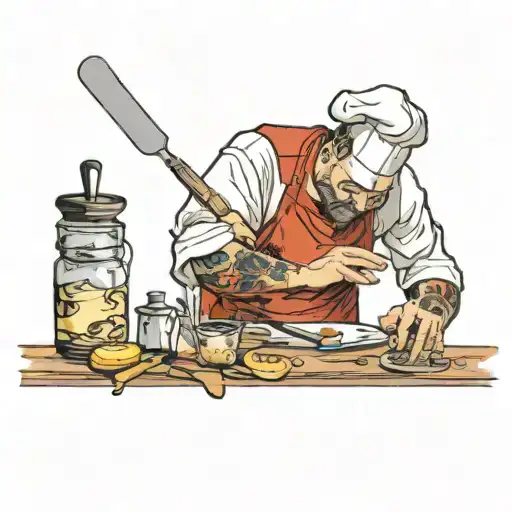 Chef Preparing