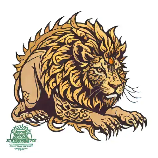 Egytptian Lion God Tutu