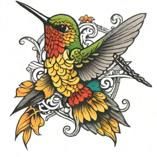 Hummingbird Hovering