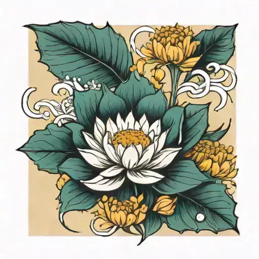 Lotus Flower Poppy Flower Marigold Flower Chrysanthemum