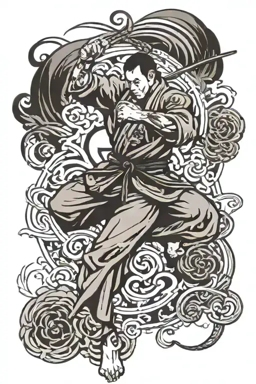 Martial Arts With Meaningful Writing Poetry