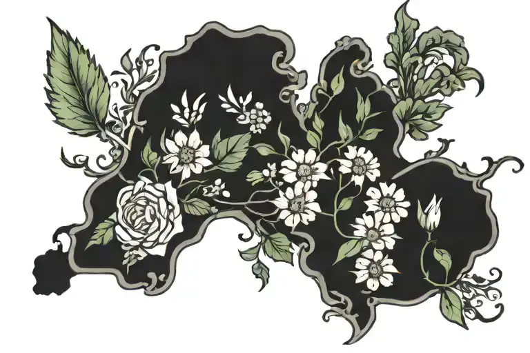 The Word Valley With Flowers In And On It