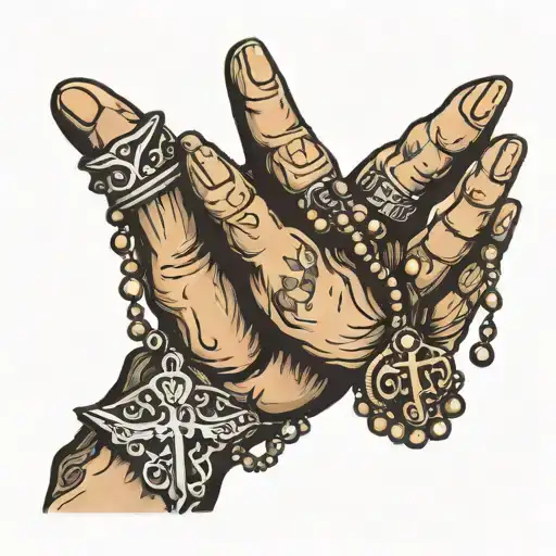 Praying Hand Rosary