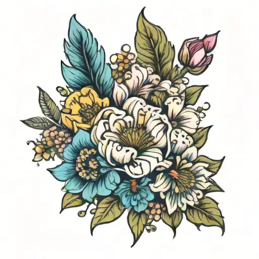 Birth Flower Bouquet