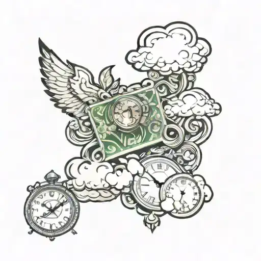 Money Success Clouds Time Sacrifice