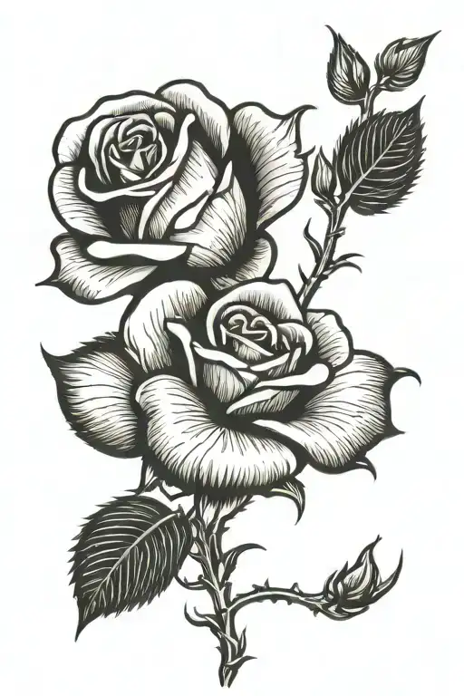 Rose With 1996 As Stem Rose