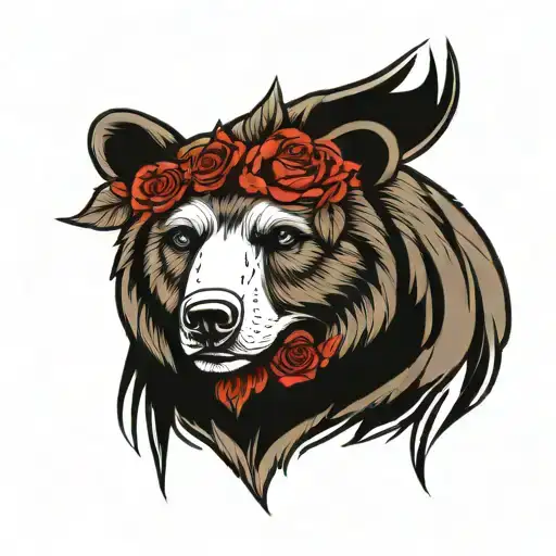 Female Bear Head