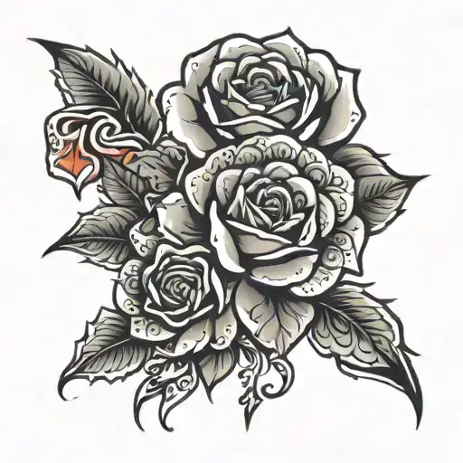 2 Rose And Mandala