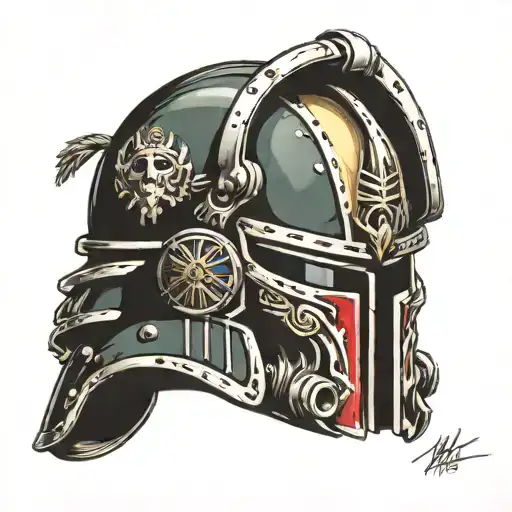 Warhammer 40K Spacemarine Helmet