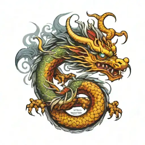 Chinese Dragon Wrapped