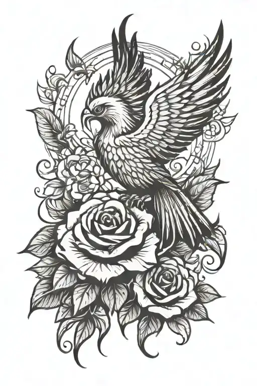 Rose See Transform A Phoenix Bird