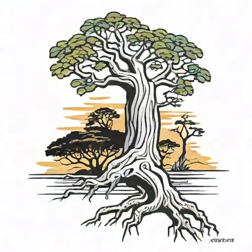 African Baobab Tree