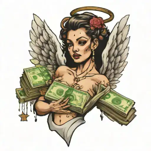 Mgb With Money Falling Angel