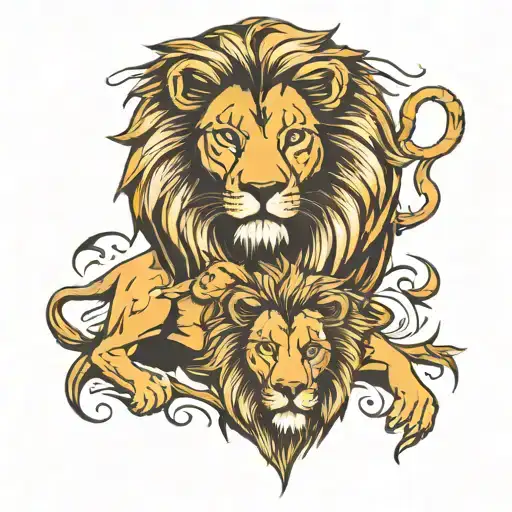 Lion And Lioness