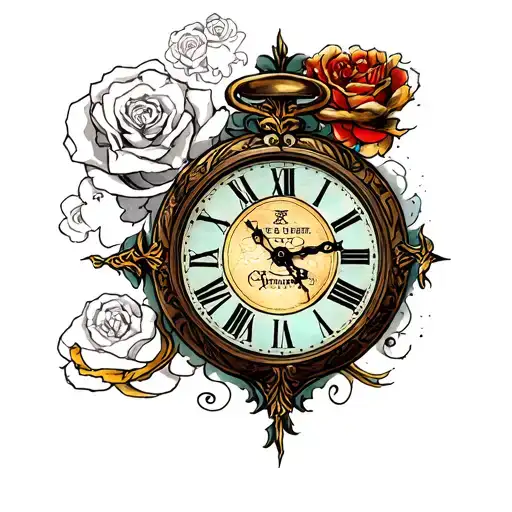 Father Son Clock Face