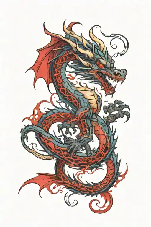 Dragon Made Of Blood