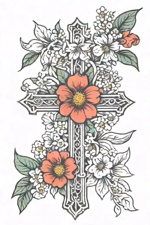 Birth Flowers May May April September July Cross Made