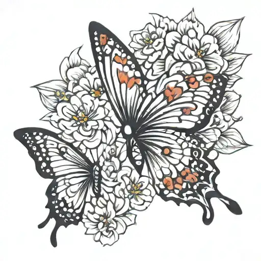 Butterfly For Mom And Daughters