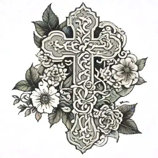 Cross Filled With Nature