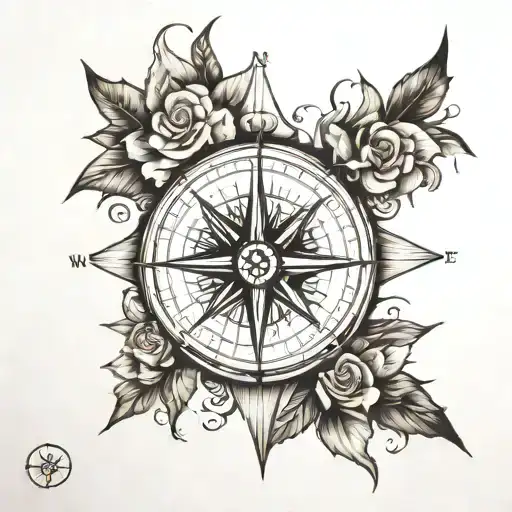 Compass Rose On