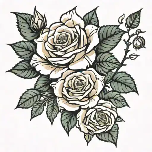 Roses Hindu Forest Arm