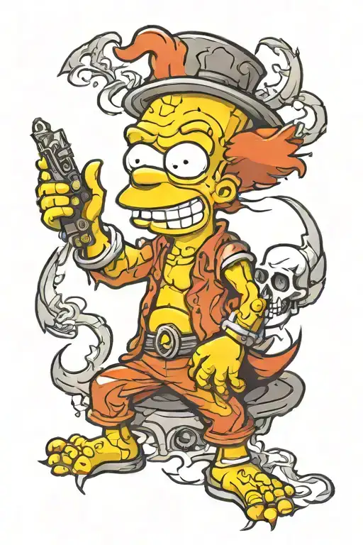 Simpson Evil Card