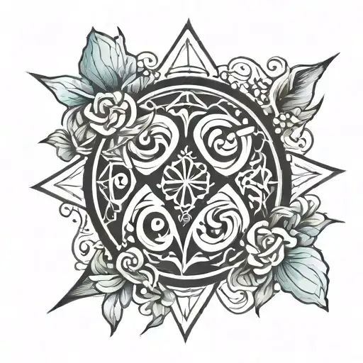 Gemini Geometric Symbol