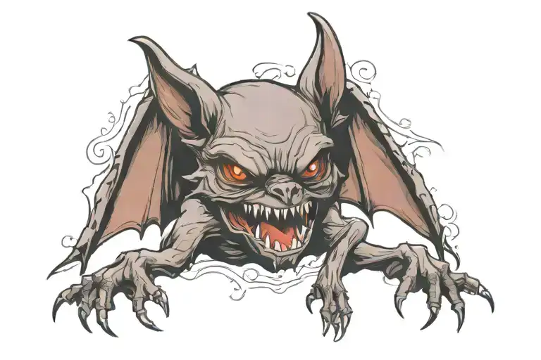 Vampire Bat Whole Body