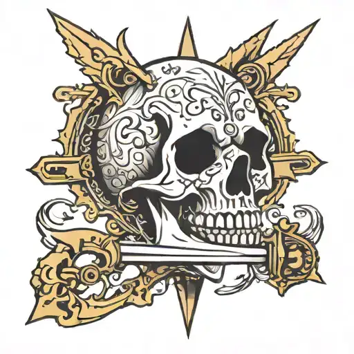 Skull Trou Dagger Going