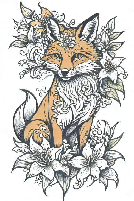 Fox With Lily